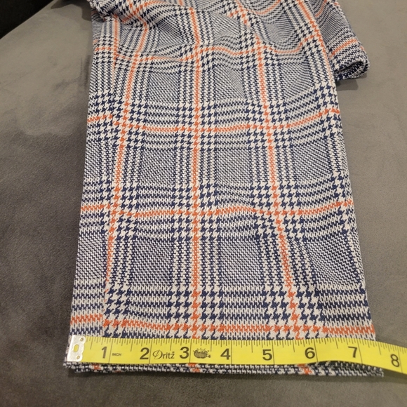 Modcloth Flare and Now Gingham Plaid Houndstooth Pull On Stretch Pants Size 2X - Picture 7 of 8